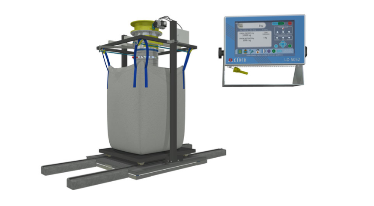 Balança para Big-Bag LD3040 para uso com trilho