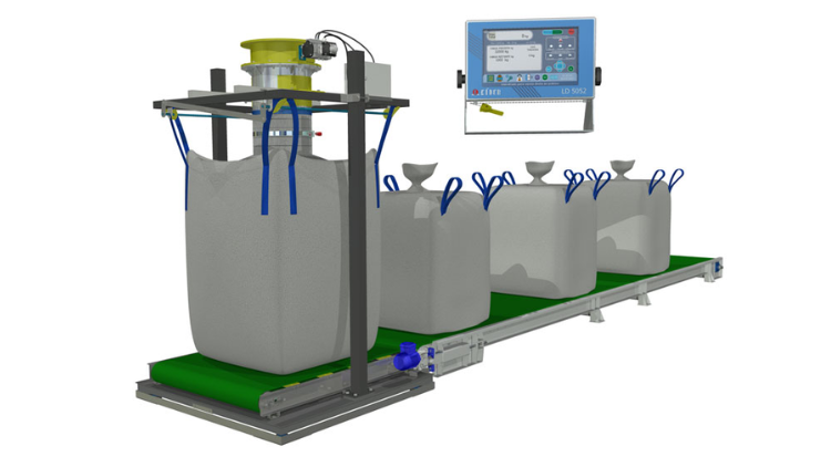 Balança para Big-Bag LD3040 para uso com esteira