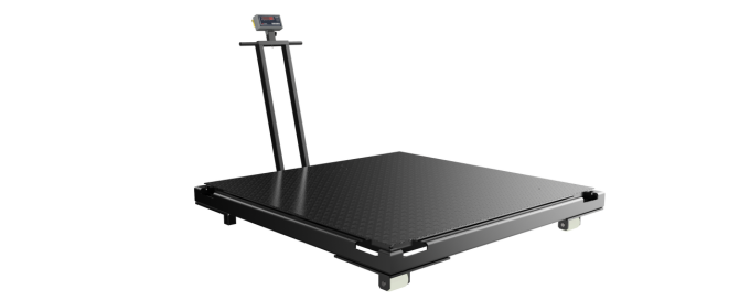 Balanças de Plataforma Com Rodízio B650 capacidade 500kg a 5000kg