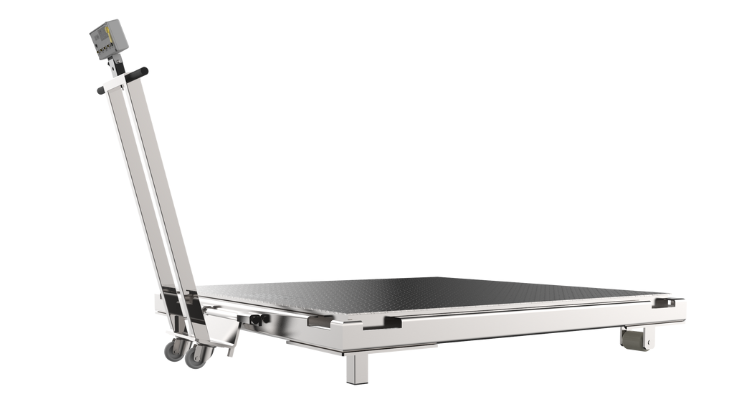 Balanças de Plataforma Com Rodízio B650 capacidade 500kg a 5000kg