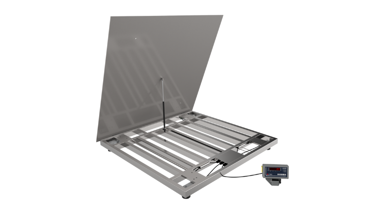 Balanças de Plataforma Higienizável B650H capacidade 500kg a 5000kg