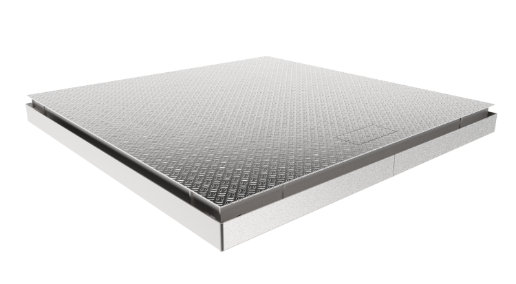 Balanças de Plataforma Com Quadro B720 capacidade 5000kg a 25000kg