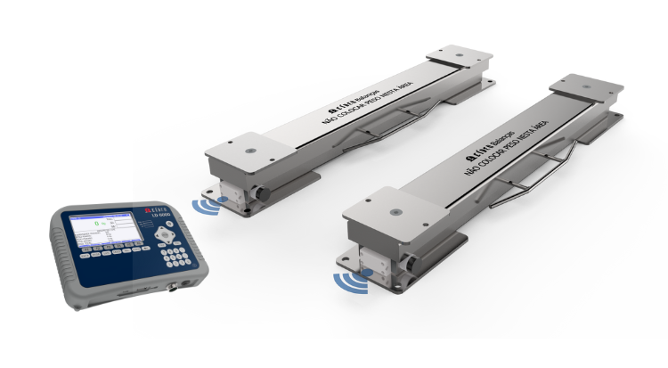 Barras De Pesagem Rádio Frequência LD 6000 capacidade 300kg a 3000kg
