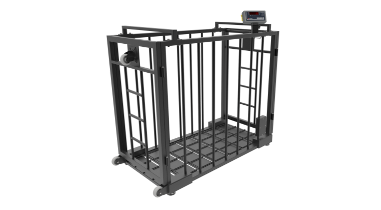 Balança Para Caprino e Suíno Modelo B 650/G Com Gradil Aberto capacidade 300kg a 500kg