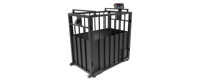 Balança Para Caprino e Suíno Modelo B 650/G Com Gradil Fechado capacidade 300kg a 500kg
