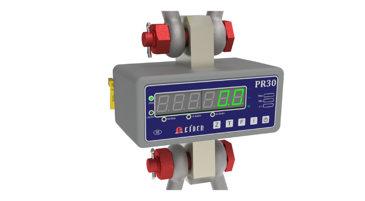 Balança Suspensa / Dinamômetro PR30/Nylon capacidade 100kg a 50000kg