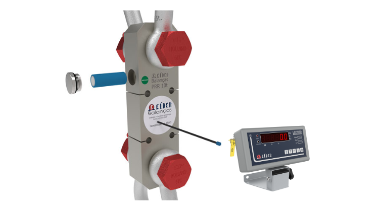 Balança Suspensa / Dinamômetro 1050G Com Indicador Digital capacidade 500kg a 100t
