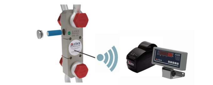 Balança Suspensa / Dinamômetro 1050G com Impressora capacidade 500kg a 100t