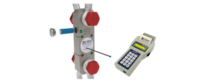 Balança Suspensa / Dinamômetro 1050G Com CR31 capacidade 500kg a 100t