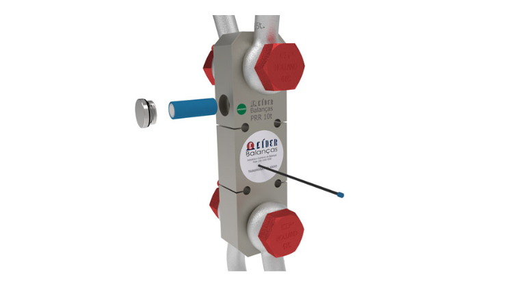 Balança Suspensa / Dinamômetro 1050G Com CR31 capacidade 500kg a 100t