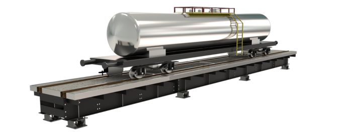 Balança Ferroviária Linha 8500 capacidade 120.000kg a 200.000kg