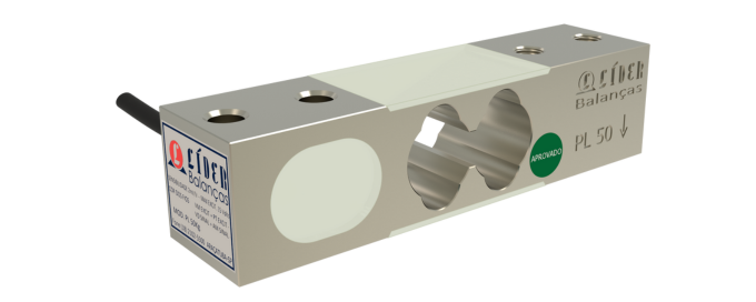 Célula de Carga PL capacidade 50kg a 150kg