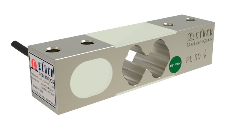 Célula de Carga PL capacidade 50kg a 150kg