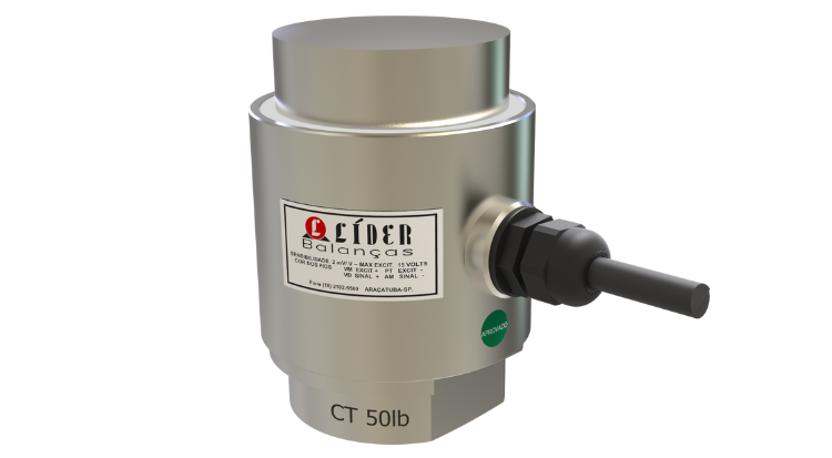 Célula de Carga CT capacidade 30klb a 50klb