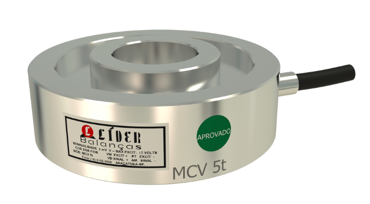 Célula de Carga MCV capacidade 1t a 5t