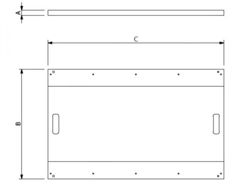 Balança Rodoviária Linha 8100 Móvel - Dimensão