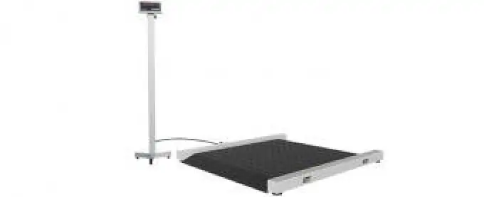 Balança Para Pesagem De Cadeirante Com Pedestal capacidade 200kg a 300kg